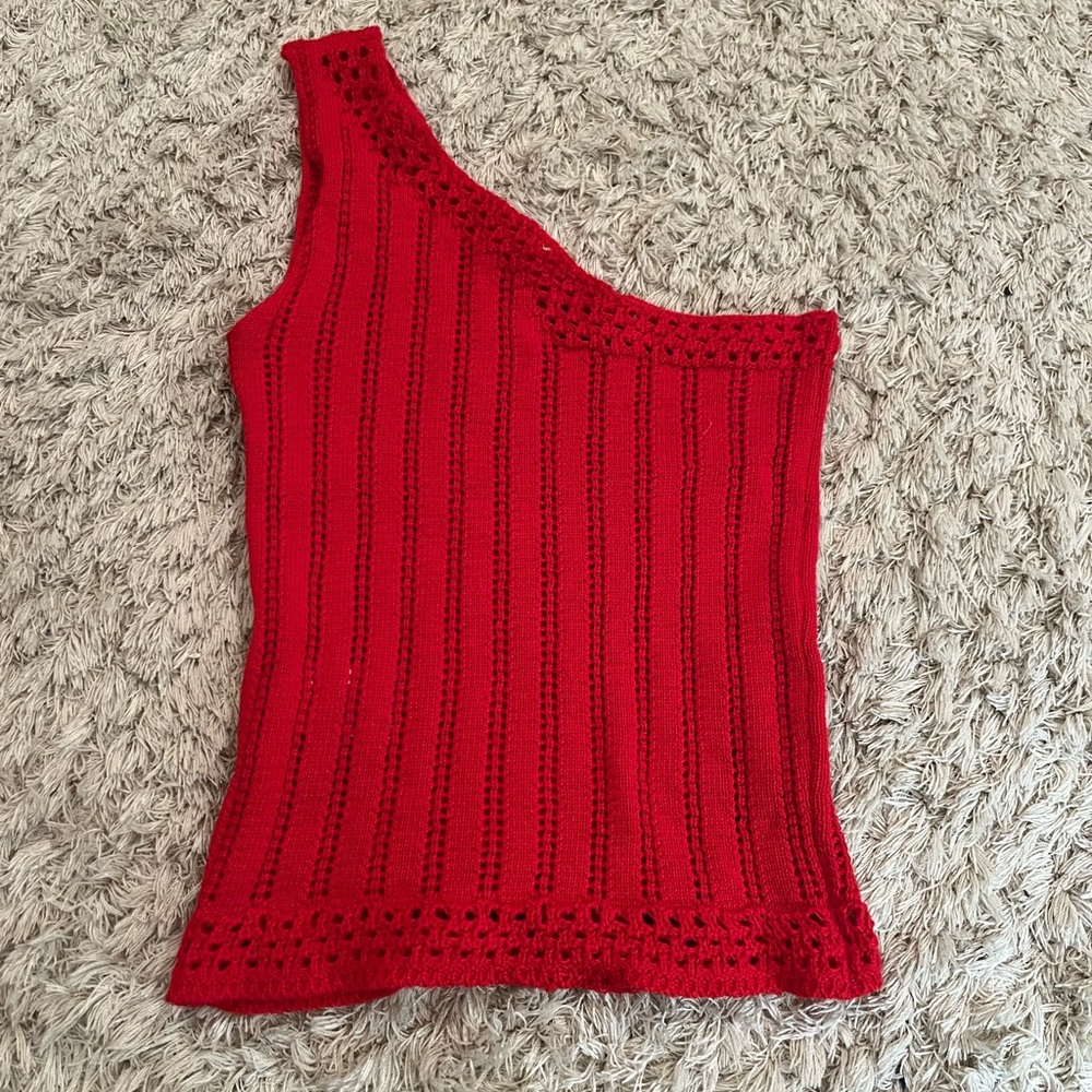 gimaguas red knit top